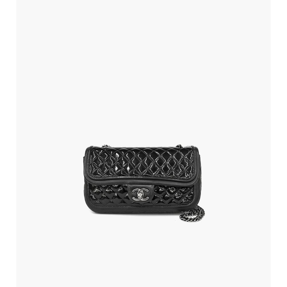 CHANEL Black Pendant Chain Shoulder Bag A-A23968